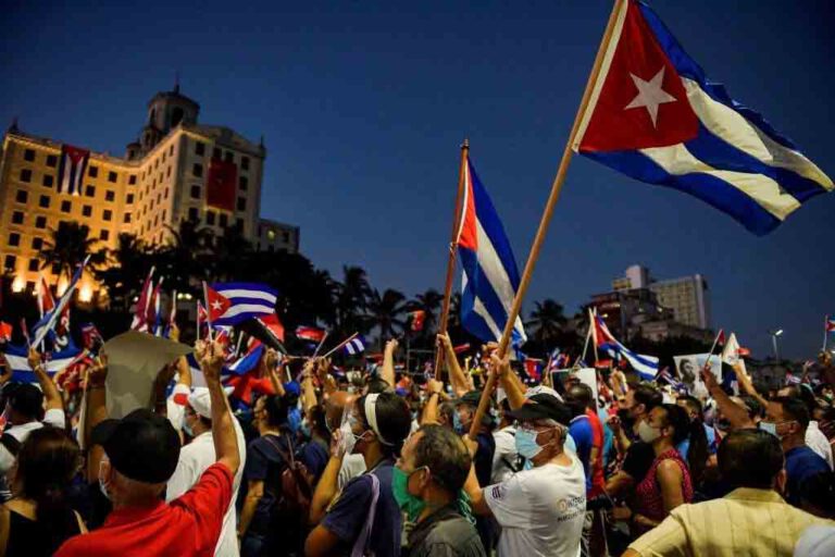 Demonstration in Kuba